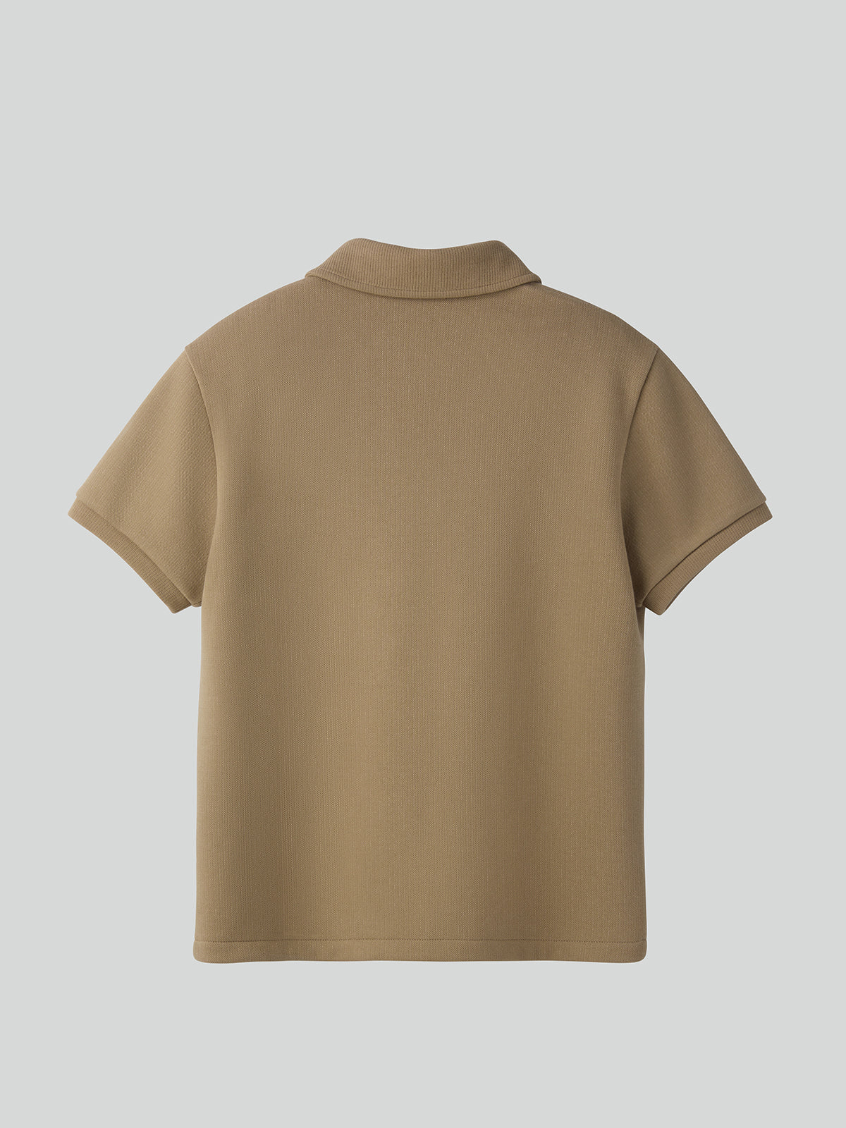 Recto - Slim Fit Pique Top (Khaki Beige) product image 6 | TRAB K-Fashion Australia