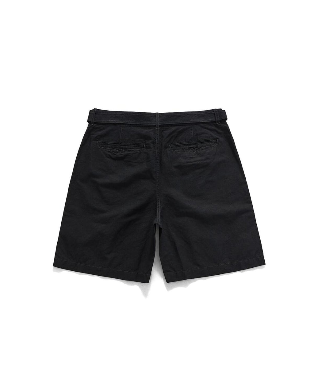 Eastlogue - Belted Cattleman Shorts (Black Linen) product image 6 | TRAB K-Fashion Australia