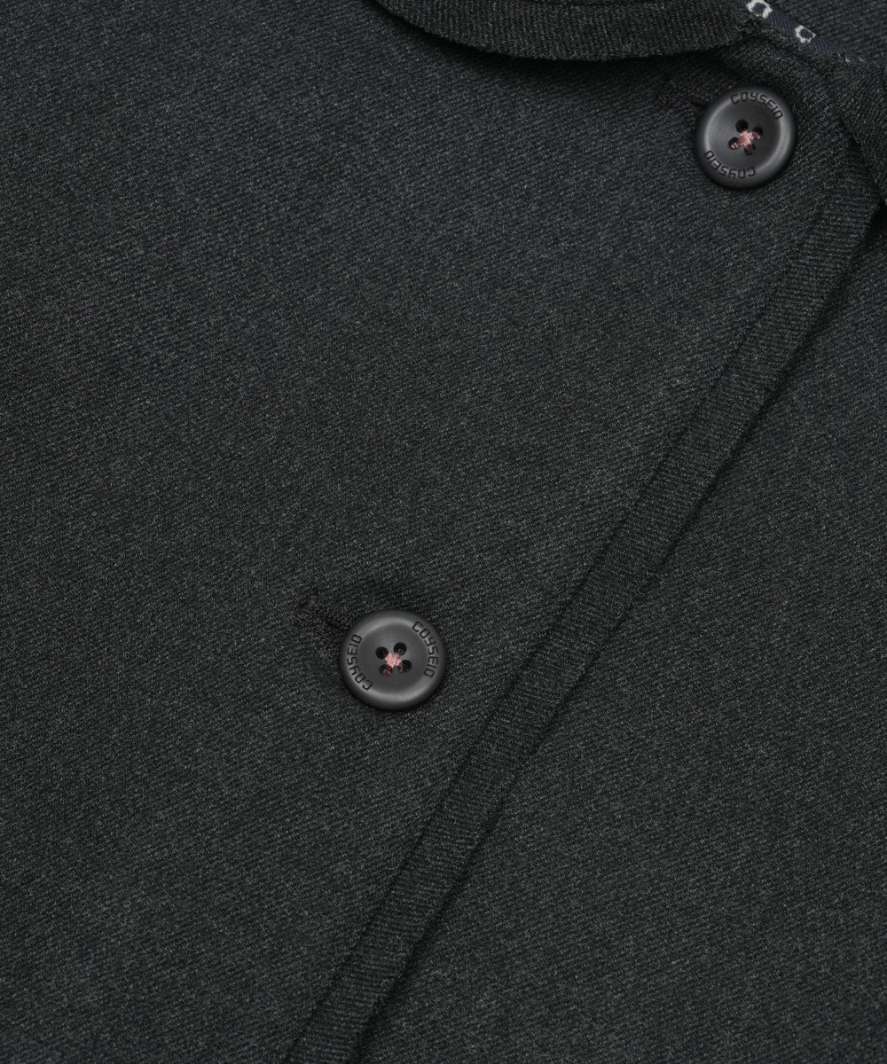 Coyseio - Rounded Raw Hem Jacket (Charcoal) product image 12 | TRAB K-Fashion Australia