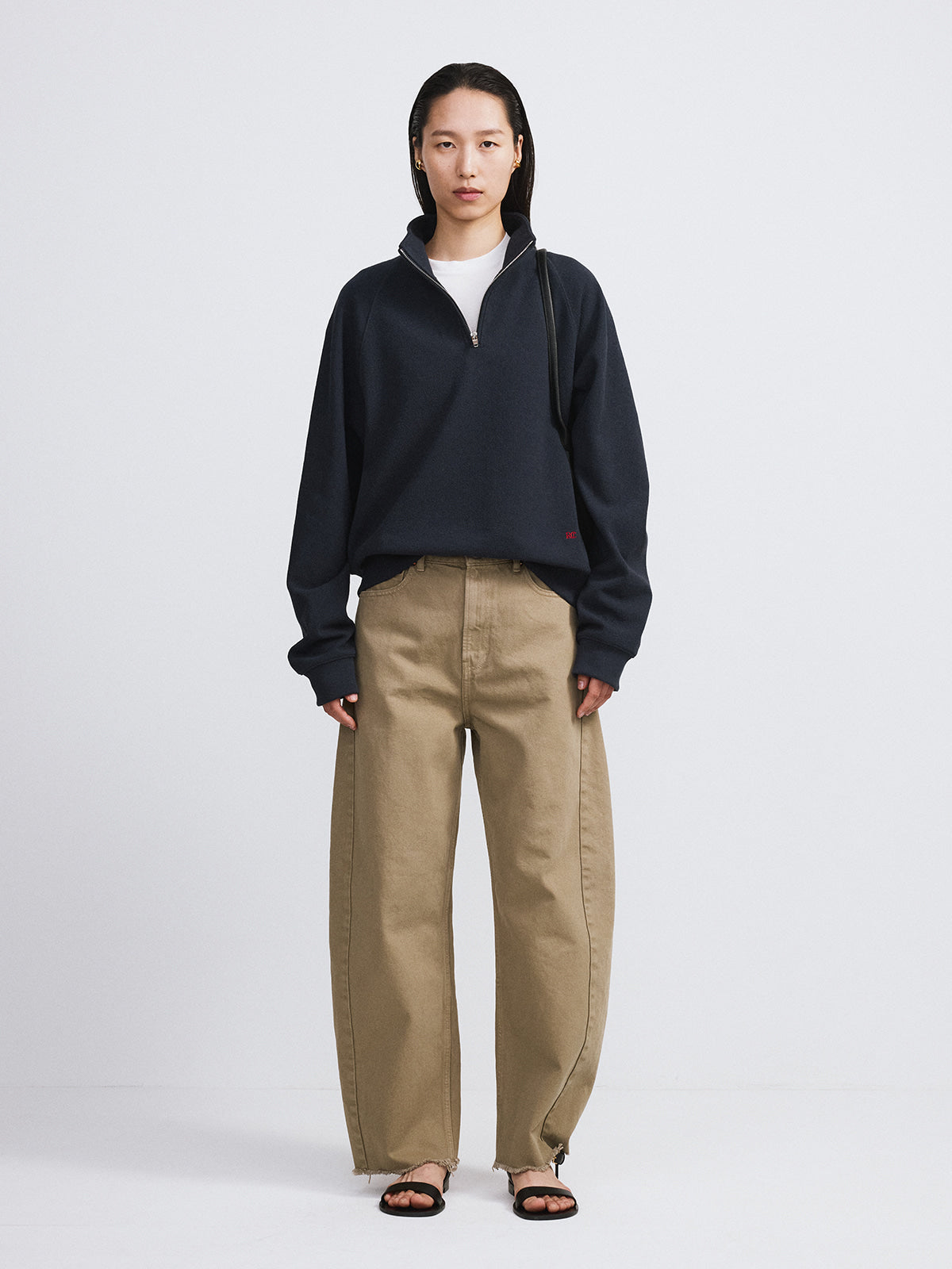 Recto - Washed Curved Denim (Beige Khaki) product image 2 | TRAB K-Fashion Australia