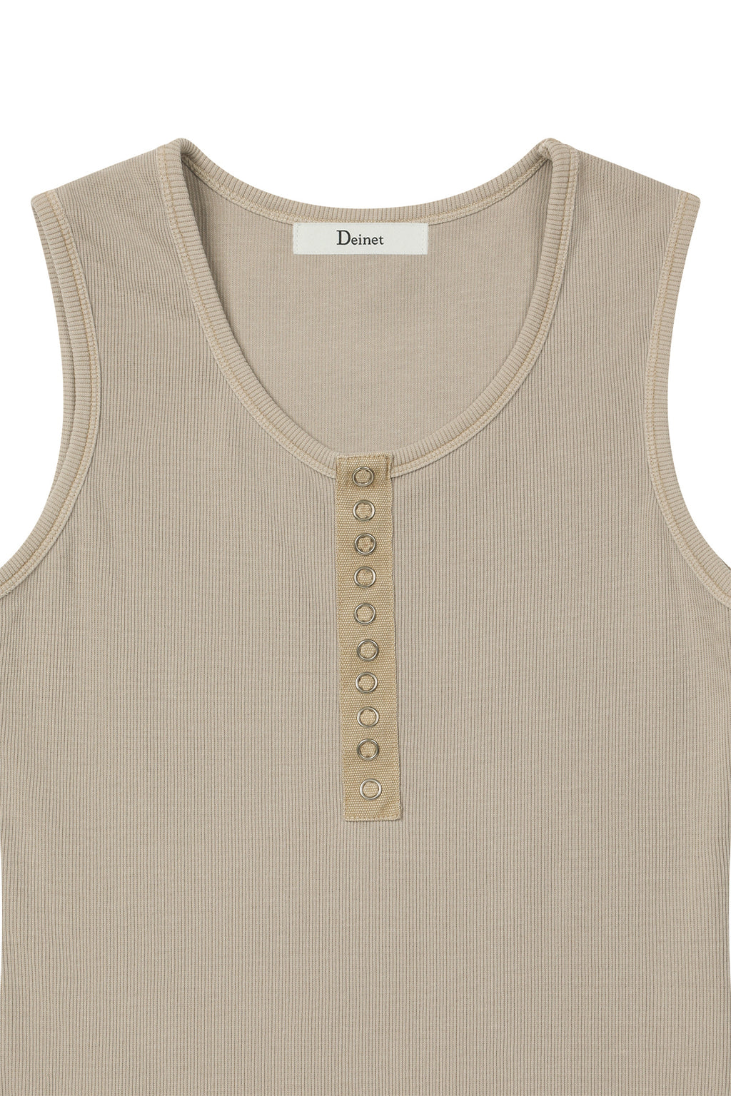 Deinet - Ring Point Pigment Sleeveless (Oatmeal) product image 3 | TRAB K-Fashion Australia