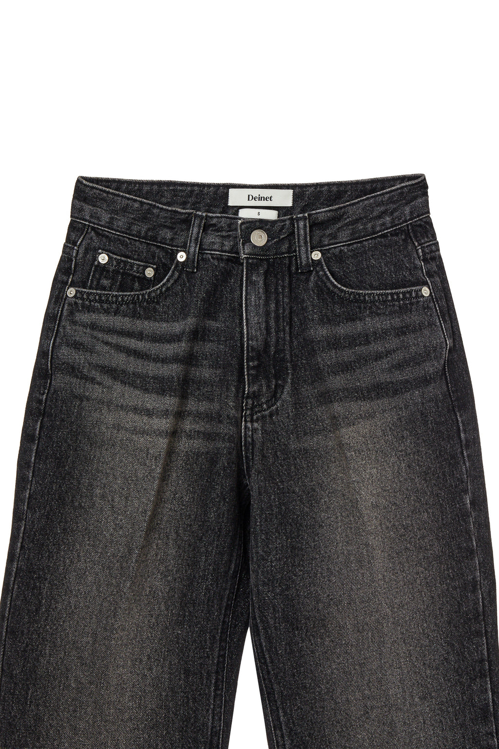 Deinet - Slim Semi Bootcut Denim (Black) product image 3 | TRAB K-Fashion Australia
