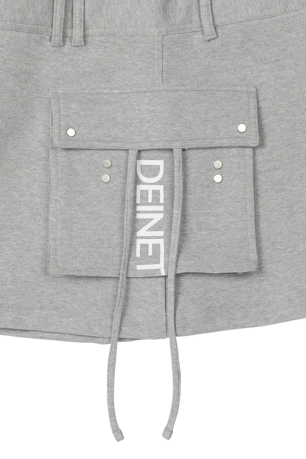 Deinet - Jersey Mini Skirt (Melange Grey) product image 13 | TRAB K-Fashion Australia