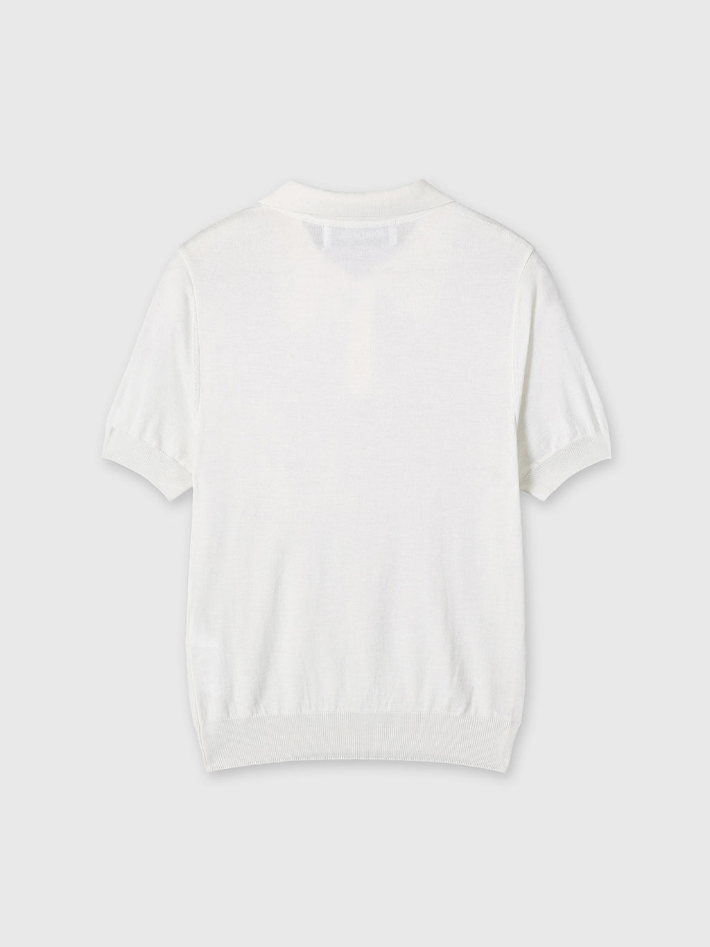 Tonywack - Silk Cotton Polo Shirt (Off White) product image 8 | TRAB K-Fashion Australia