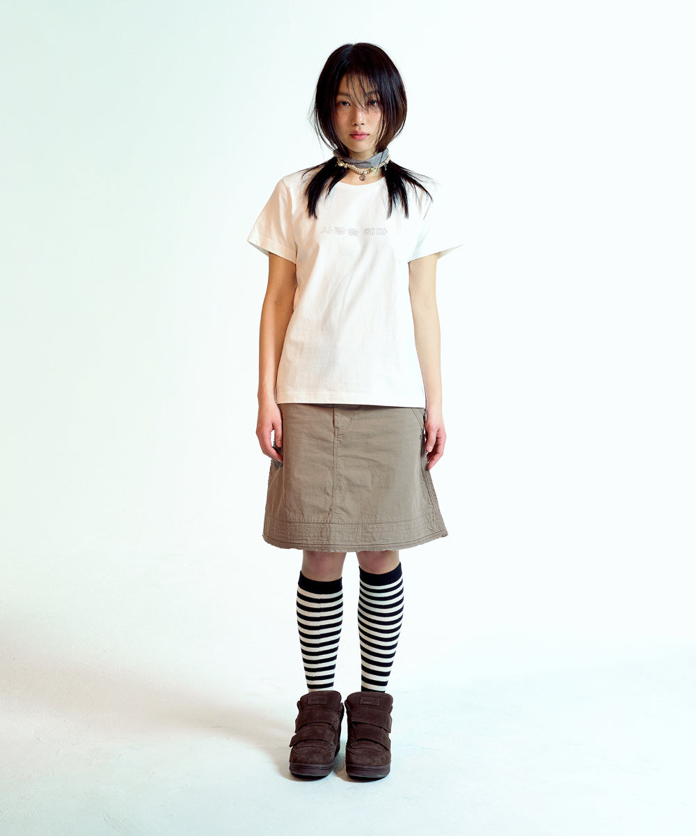 Coyseio - 사랑을 해라 T-Shirt (White) product image 11 | TRAB K-Fashion Australia