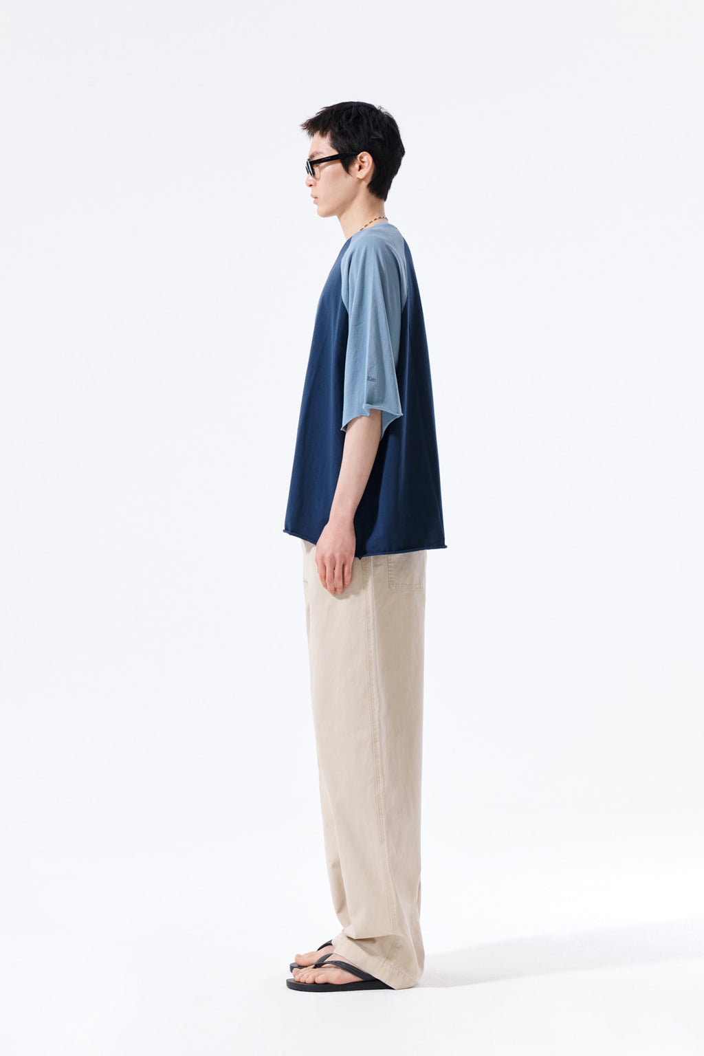 Matin Kim - Side Tab Washed Cotton Pants (Beige) product image 6 | TRAB K-Fashion Australia