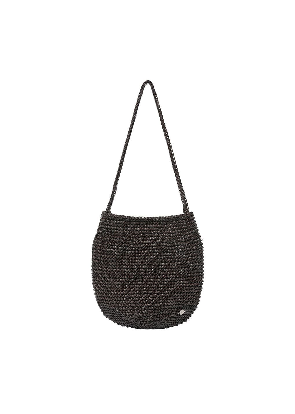 Amomento - Handmade Leather Net Bag (Brown) product image 2 | TRAB K-Fashion Australia