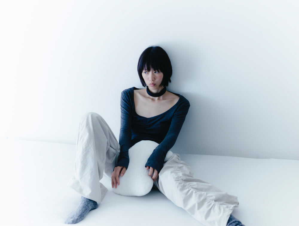 Coyseio - Puckering Pants (Ivory) product image 2 | TRAB K-Fashion Australia