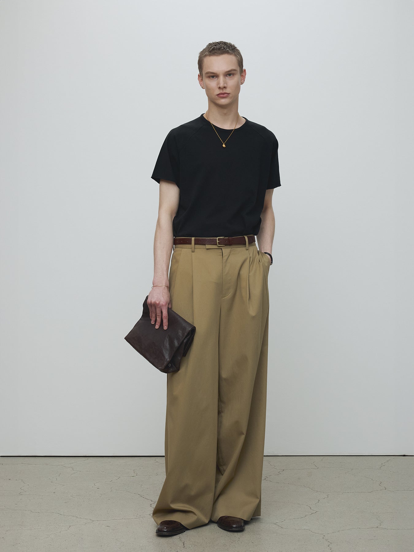 Tonywack - Raw Edge Washed T-Shirt (Black) product image 6 | TRAB K-Fashion Australia