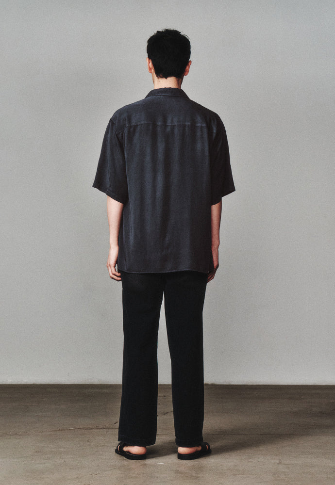 Art if acts - Tencel Two Pocket Half Shirt (Vintage Charcoal) product image 4 | TRAB K-Fashion Australia