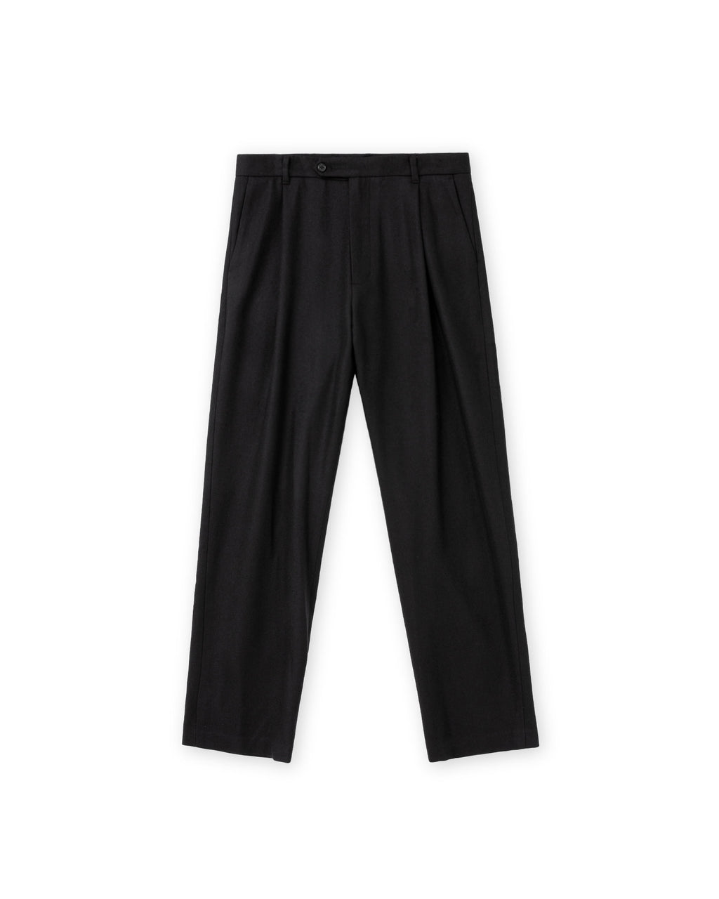 Brownyard - Pure Wool One Tuck Trouser (Black) product image 3 | TRAB K-Fashion Australia