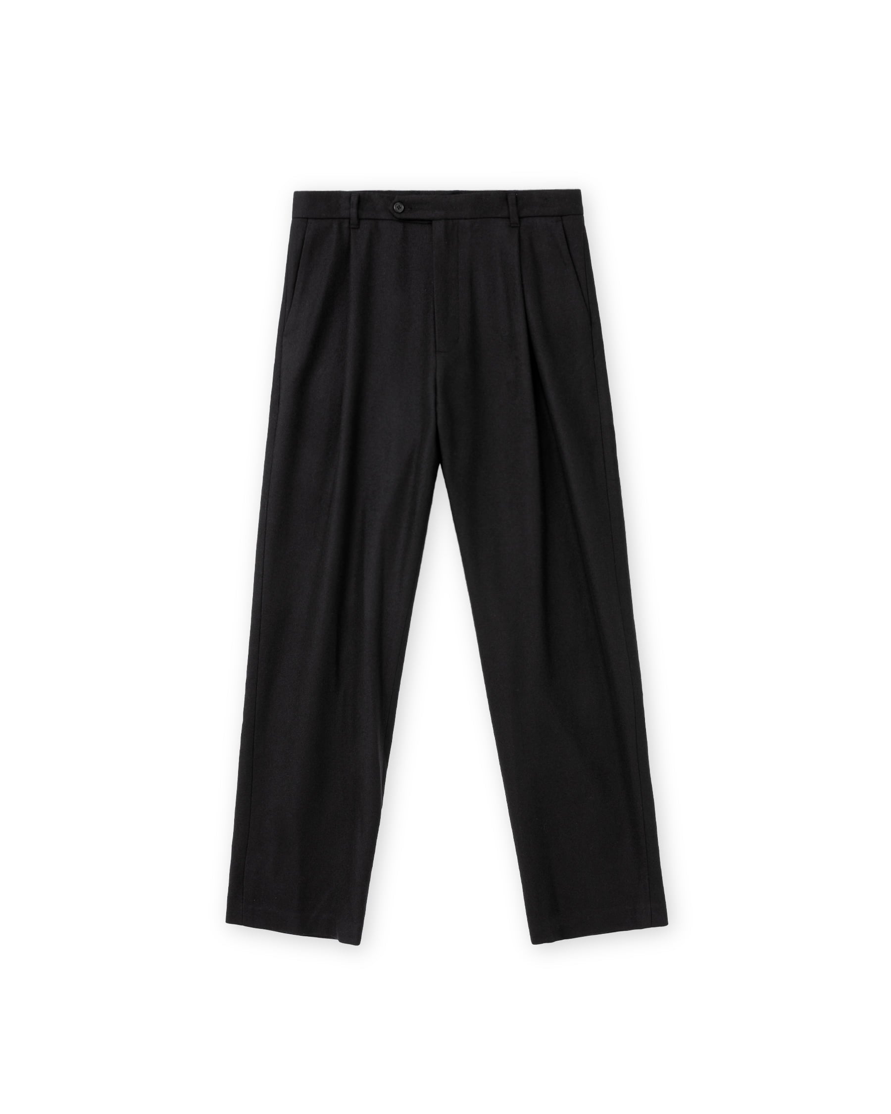 Brownyard - Pure Wool One Tuck Trouser (Black) product image 3 | TRAB K-Fashion Australia