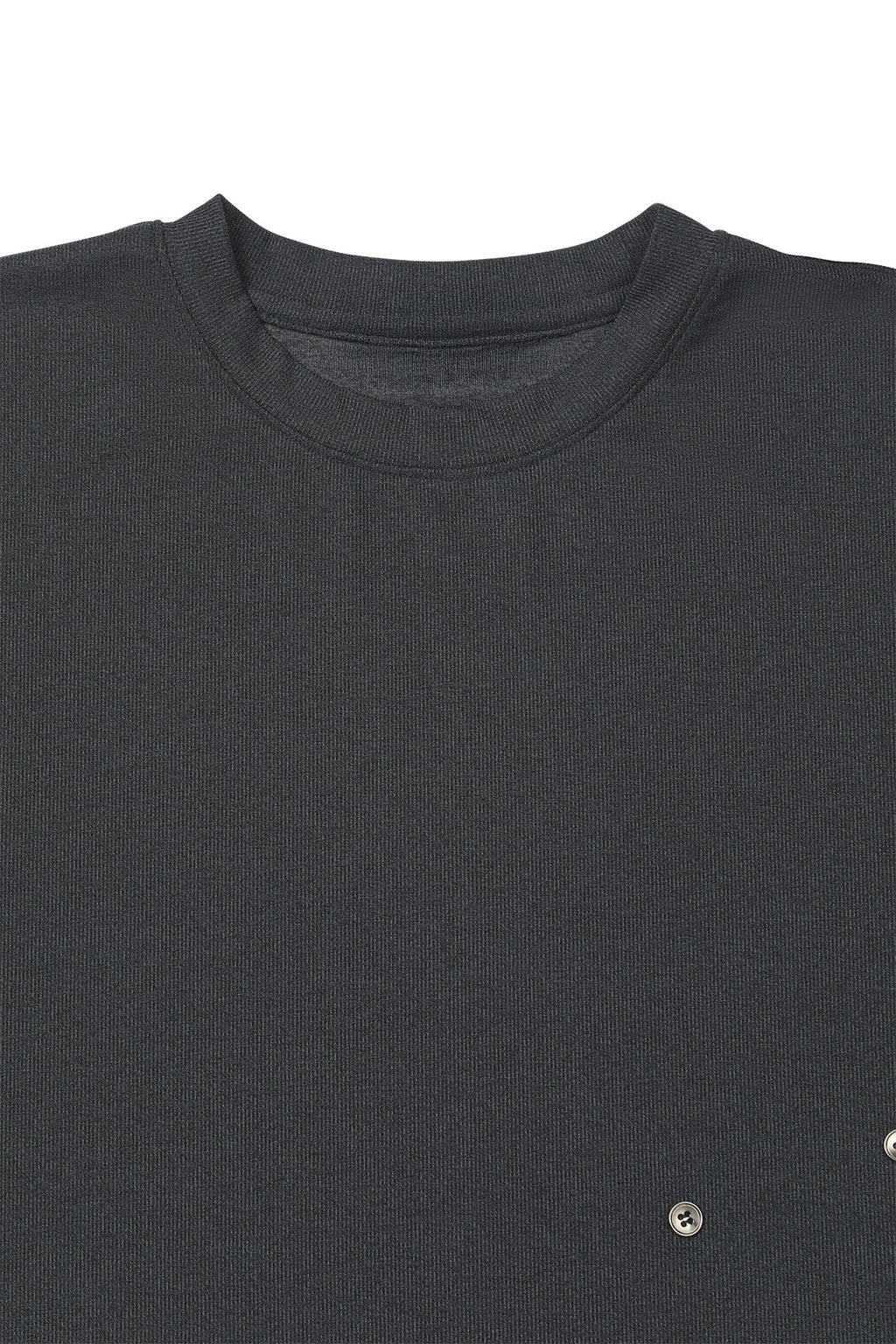Deinet - Button Oversize T-Shirt (Dark Grey) product image 3 | TRAB K-Fashion Australia