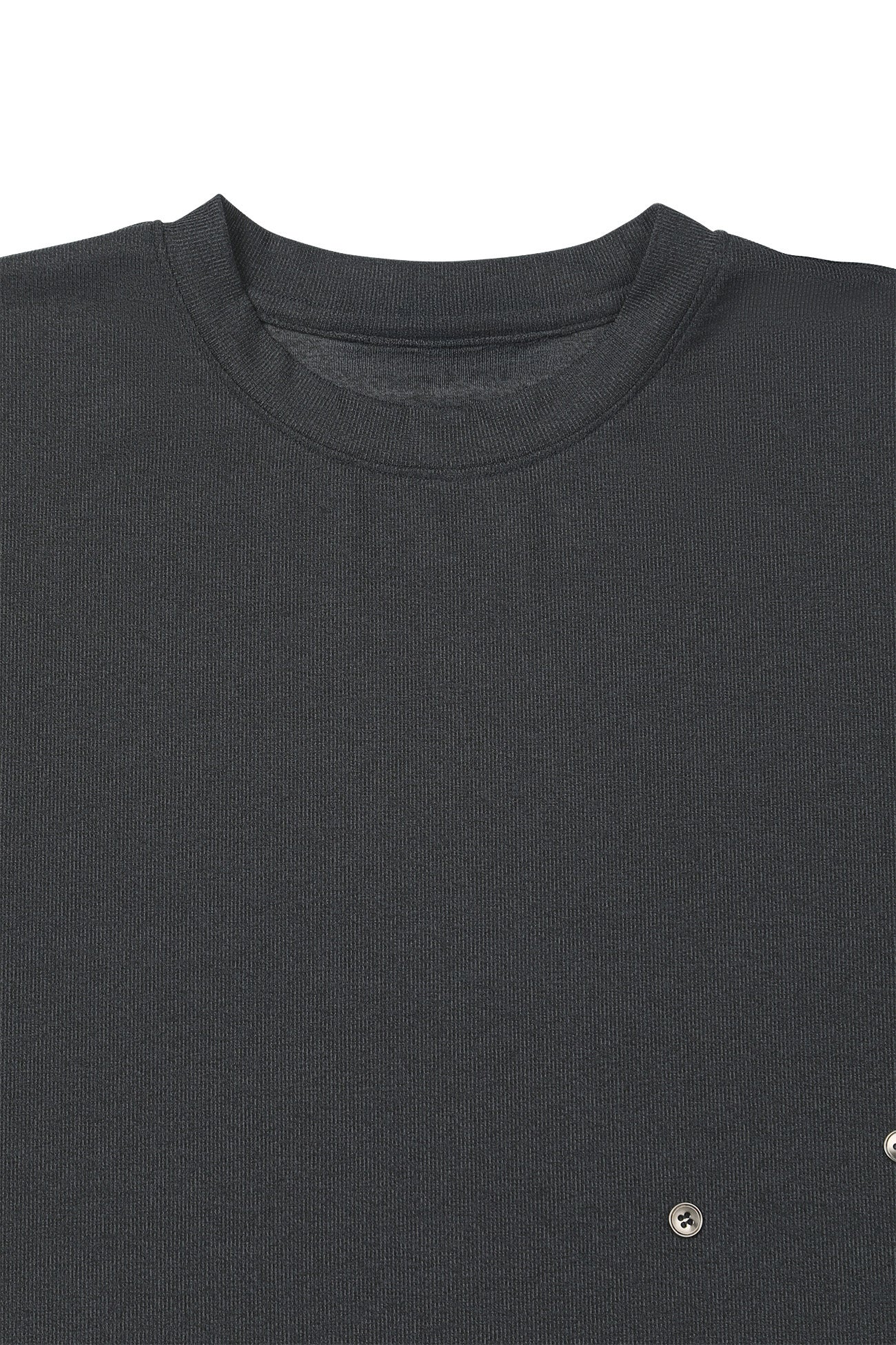 Deinet - Button Oversize T-Shirt (Dark Grey) product image 3 | TRAB K-Fashion Australia