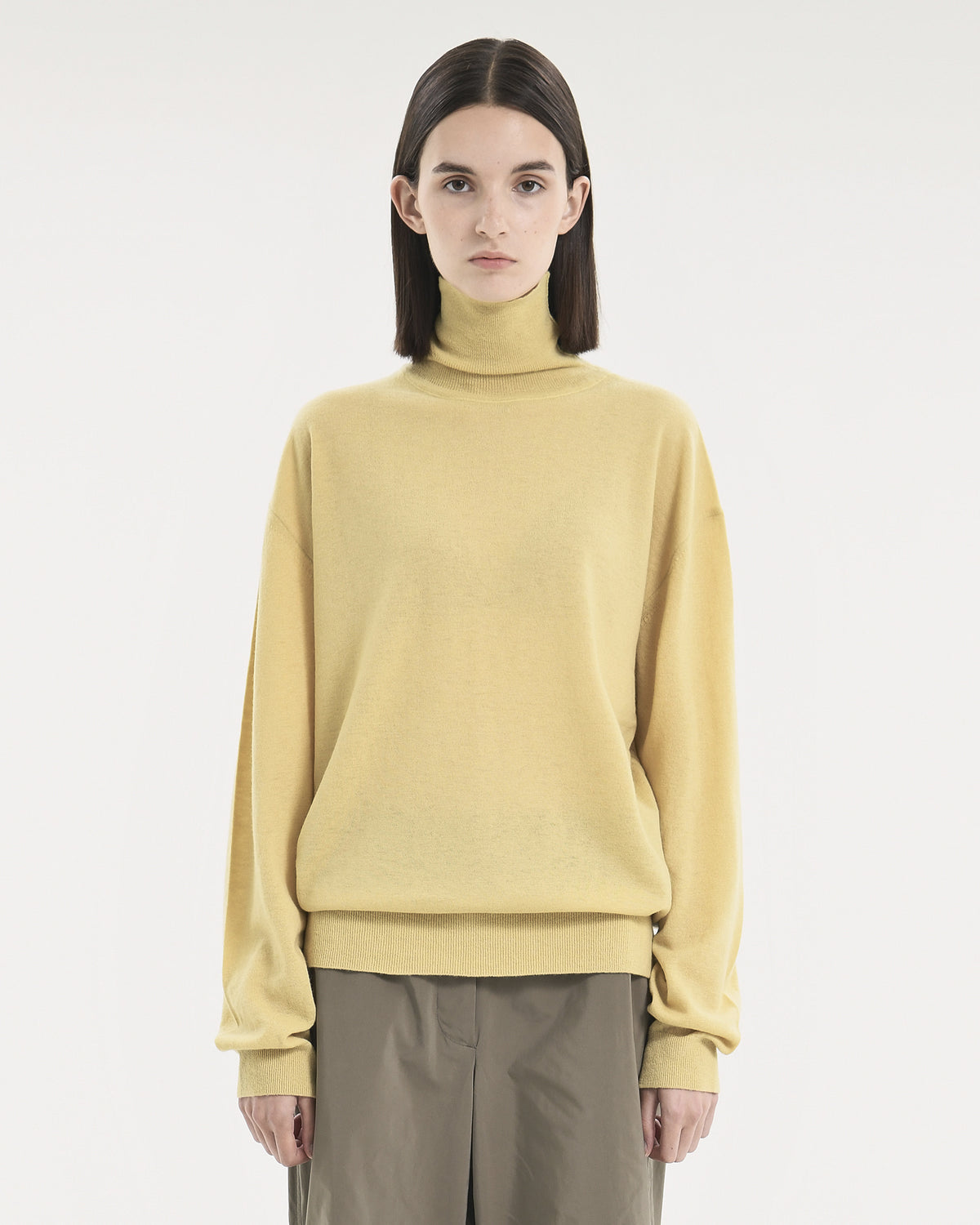 Brownyard - Merino Wool Turtle Neck Knit (Yellow) product image 1 | TRAB K-Fashion Australia