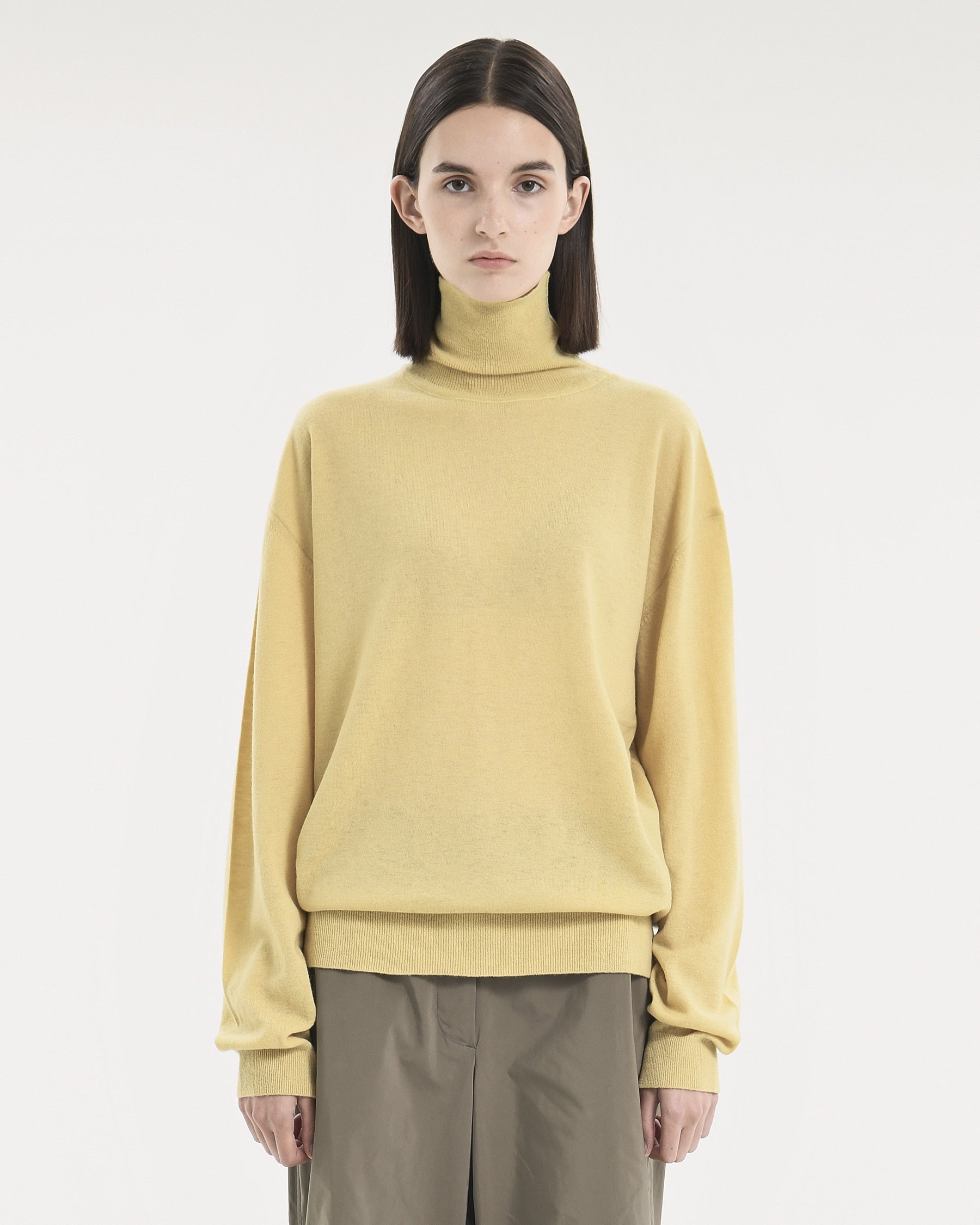 Brownyard - Merino Wool Turtle Neck Knit (Yellow) product image 1 | TRAB K-Fashion Australia