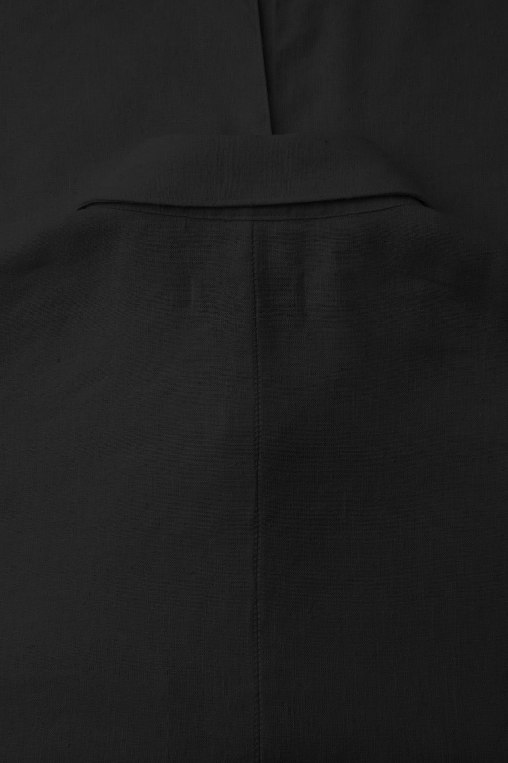 Coor - Linen Silk Cutted Shirt (Black) product image 6 | TRAB K-Fashion Australia