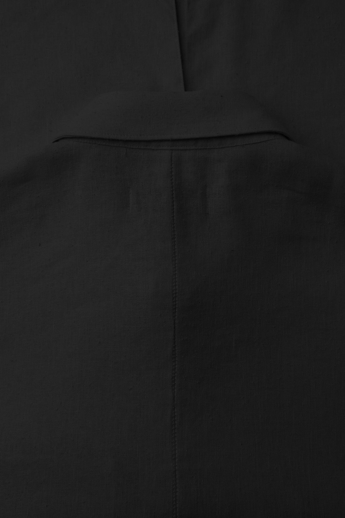 Coor - Linen Silk Cutted Shirt (Black) product image 6 | TRAB K-Fashion Australia