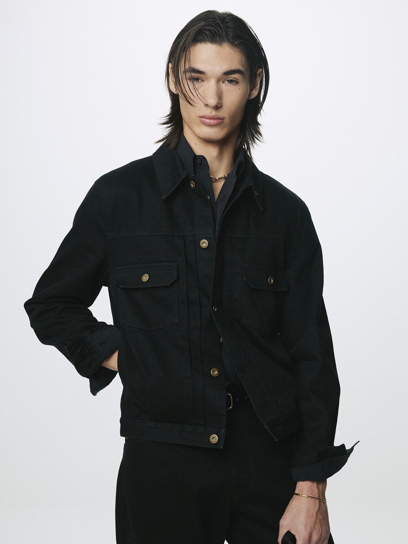 Tonywack - Type-2 Denim Trucker (Black) product image 1 | TRAB K-Fashion Australia
