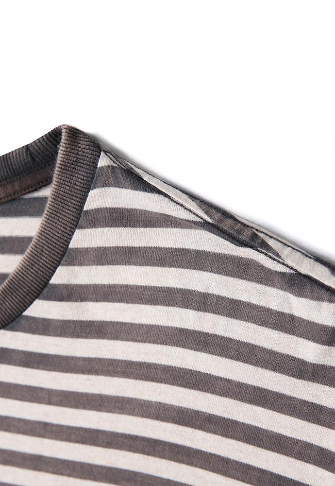 Art if acts - French Stripe S/S Tee (Faded Charcoal) product image 10 | TRAB K-Fashion Australia