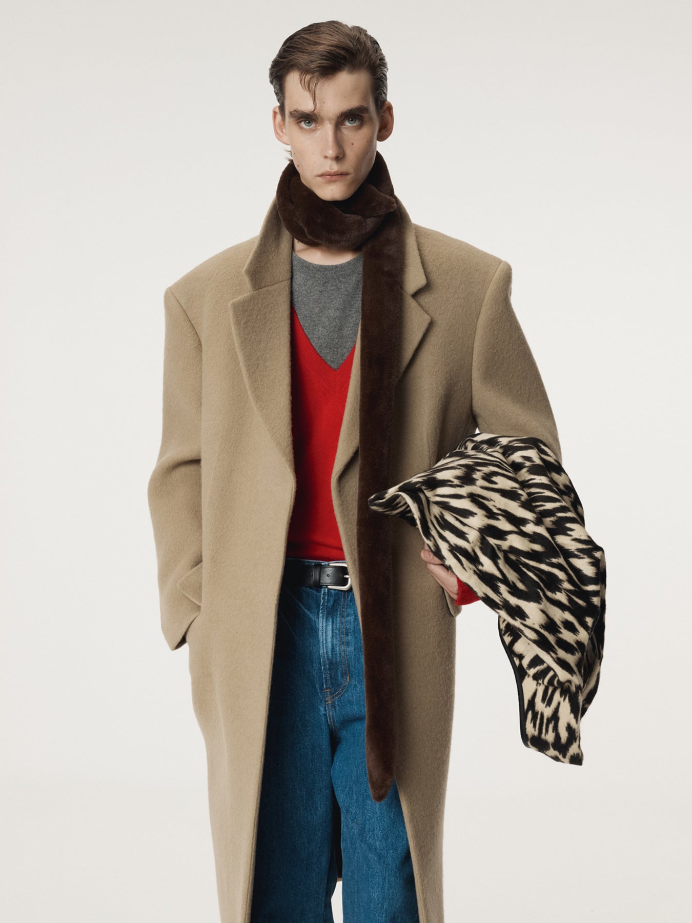 Recto - Hairy Wool Single Coat (Light Khaki) product image 5 | TRAB K-Fashion Australia