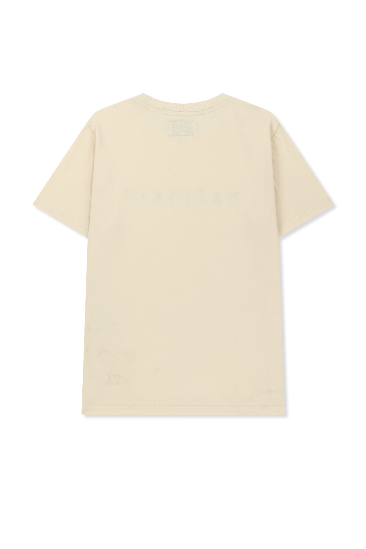 Matin Kim - Applique Felt Logo Top (Cream) product image 3 | TRAB K-Fashion Australia
