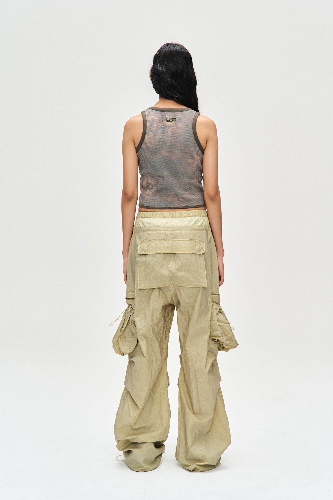 Andersson Bell - Balloon Pocket Parachute Pants (Yellow Beige) product image 3 | TRAB K-Fashion Australia