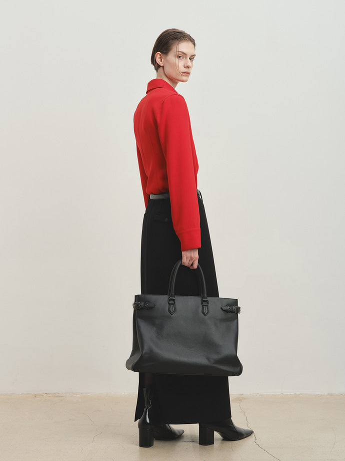 Tonywack - Pointed Collar Fitted Shirts (Red) product image 3 | TRAB K-Fashion Australia