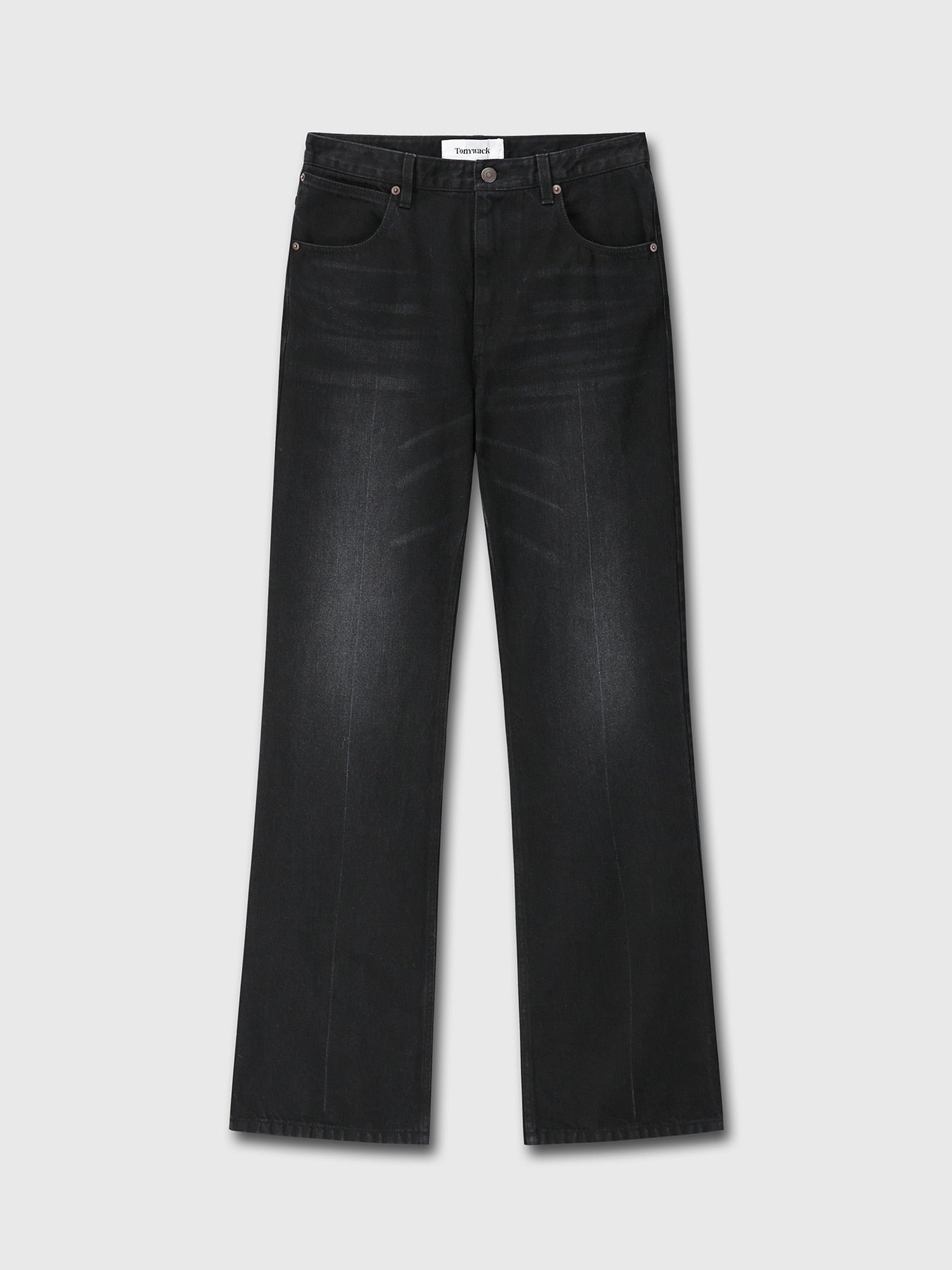 Tonywack - Flared-Leg Denim Jeans (Faded Black) product image 7 | TRAB K-Fashion Australia