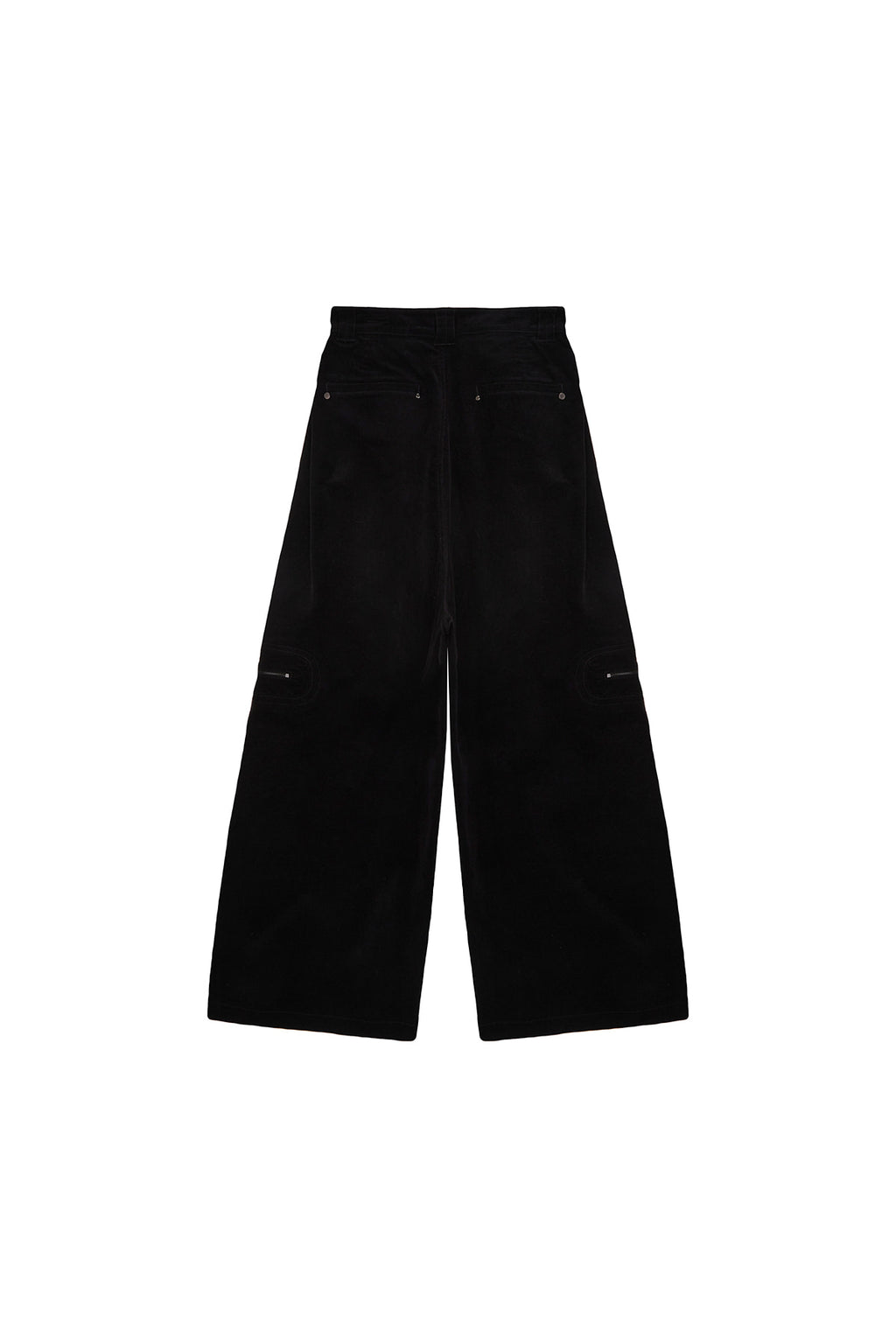 Matin Kim - Corduroy Tuck Point Wide Pants (Black) product image 5 | TRAB K-Fashion Australia