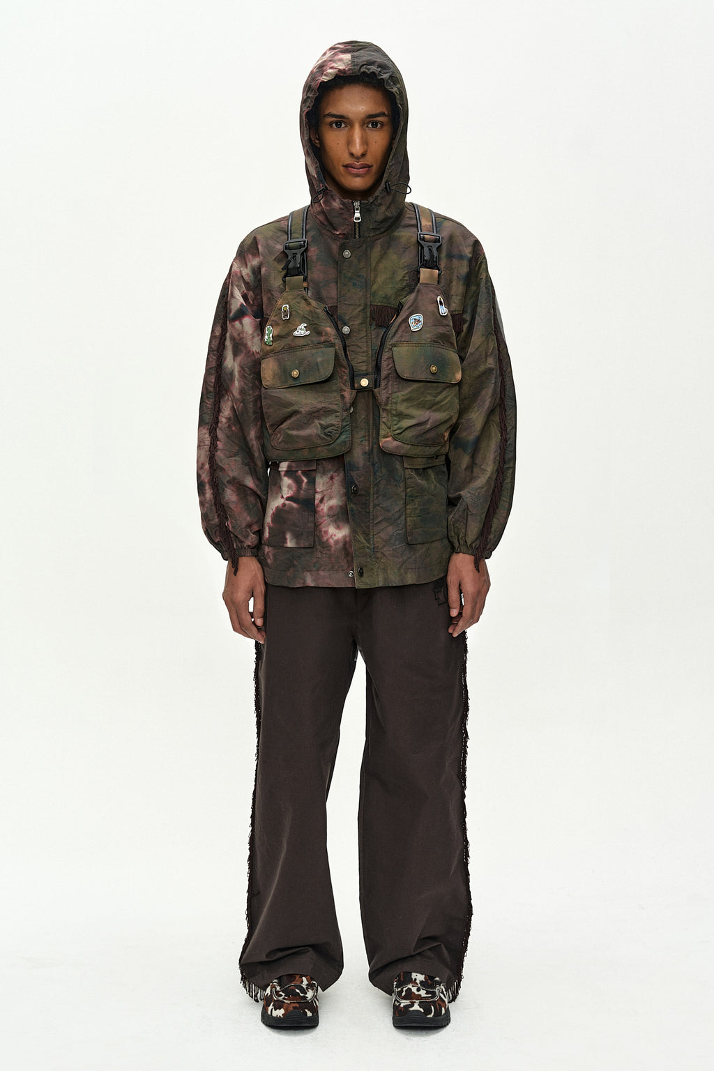 Andersson Bell - Andersson Bell X Brain Dead Triangolo Vest Backpack (Brown) product image 10 | TRAB K-Fashion Australia