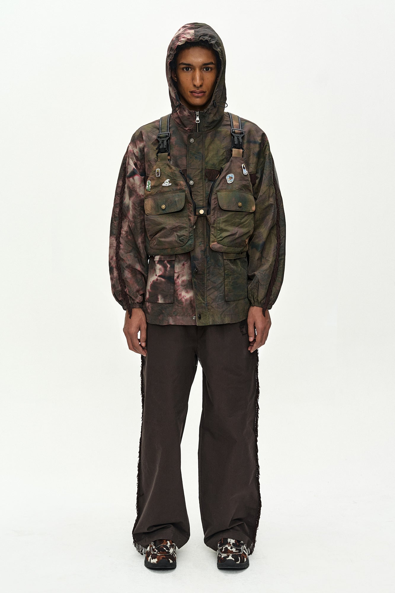 Andersson Bell - Andersson Bell X Brain Dead Triangolo Vest Backpack (Brown) product image 10 | TRAB K-Fashion Australia