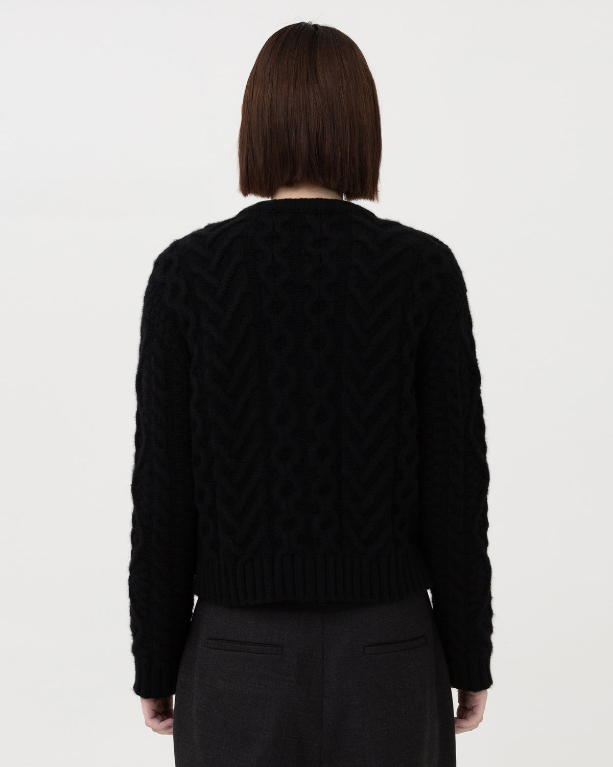 Brownyard - Fisherman Cardigan (Black) product image 2 | TRAB K-Fashion Australia