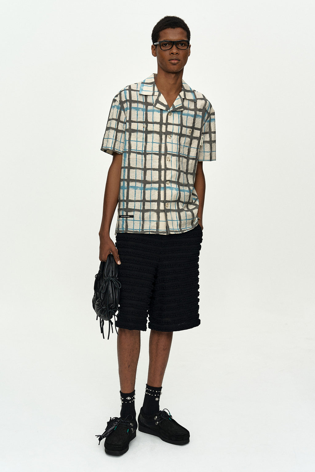Andersson Bell - Rothko Open Collar Shirt (Ecru) product image 8 | TRAB K-Fashion Australia