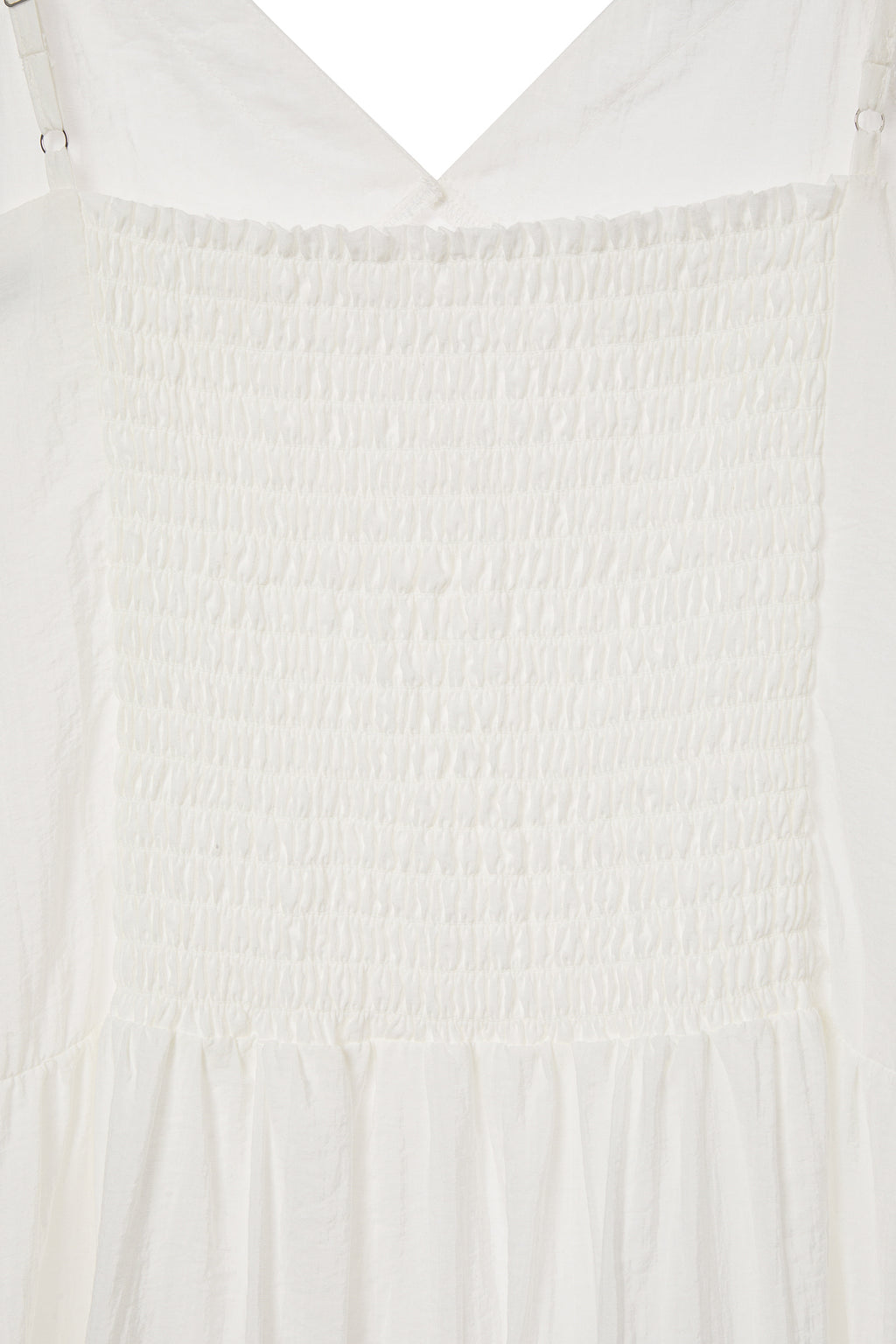 Deinet - Deinet Shirring Sleeveless Dress (White) product image 5 | TRAB K-Fashion Australia
