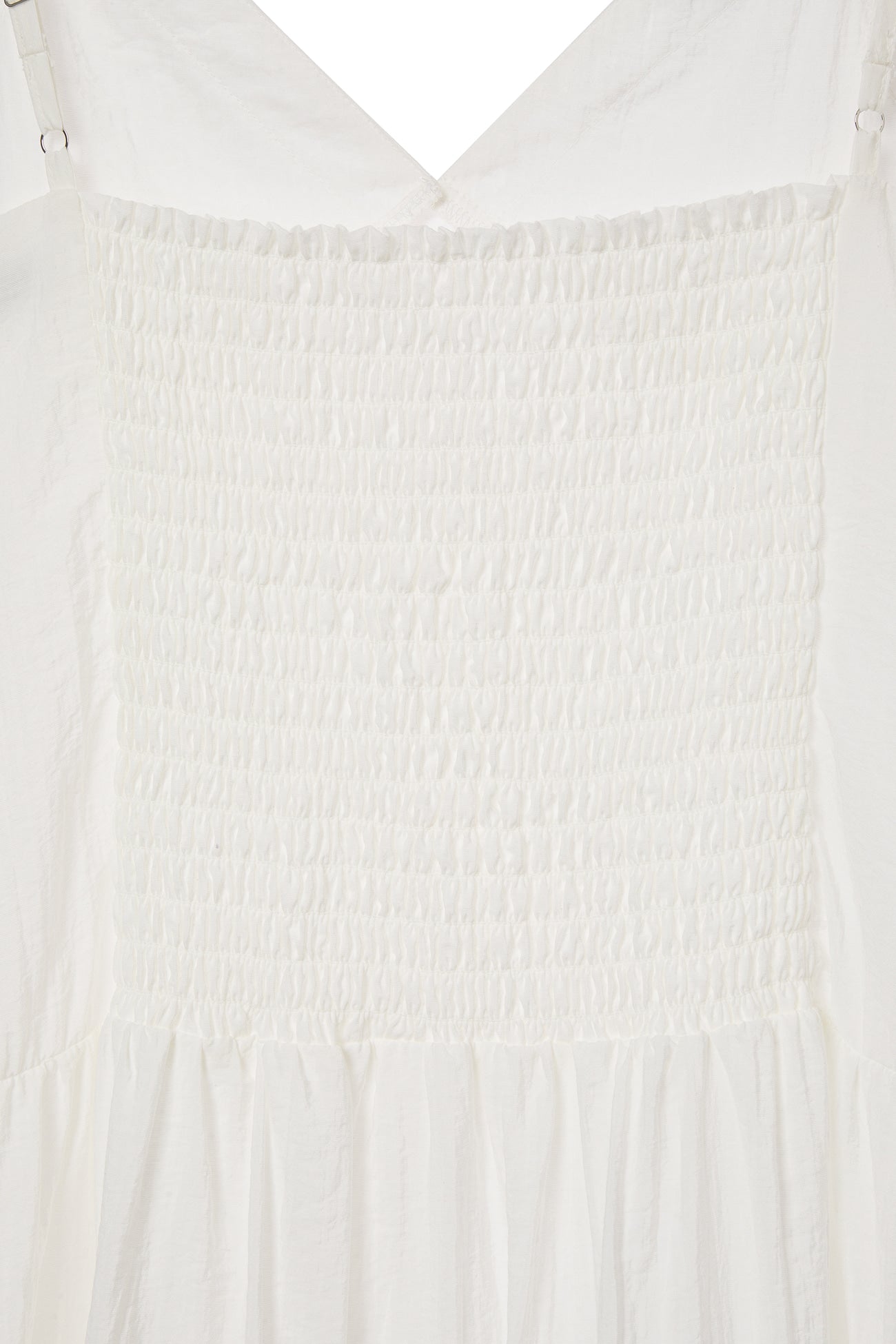 Deinet - Deinet Shirring Sleeveless Dress (White) product image 5 | TRAB K-Fashion Australia