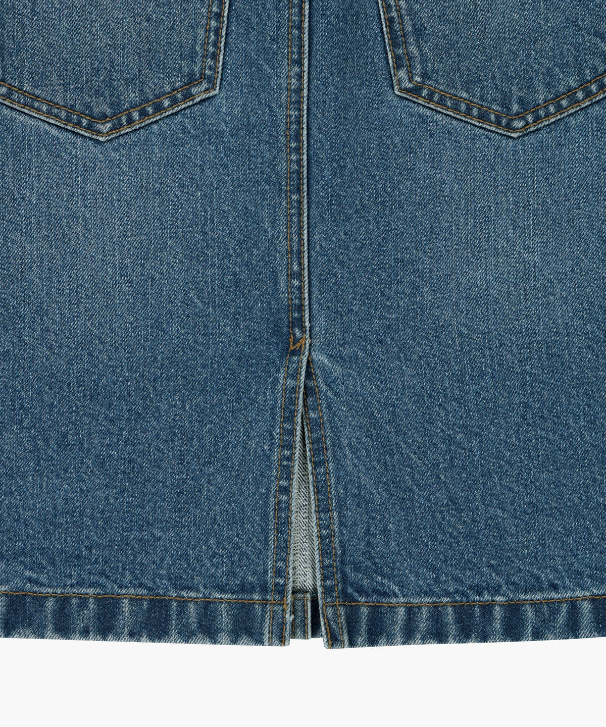Marithe & Francois Girbaud - [Pre-order – Ships 30 Sep] H-line Denim Skirt (Blue) product image 6 | TRAB K-Fashion Australia