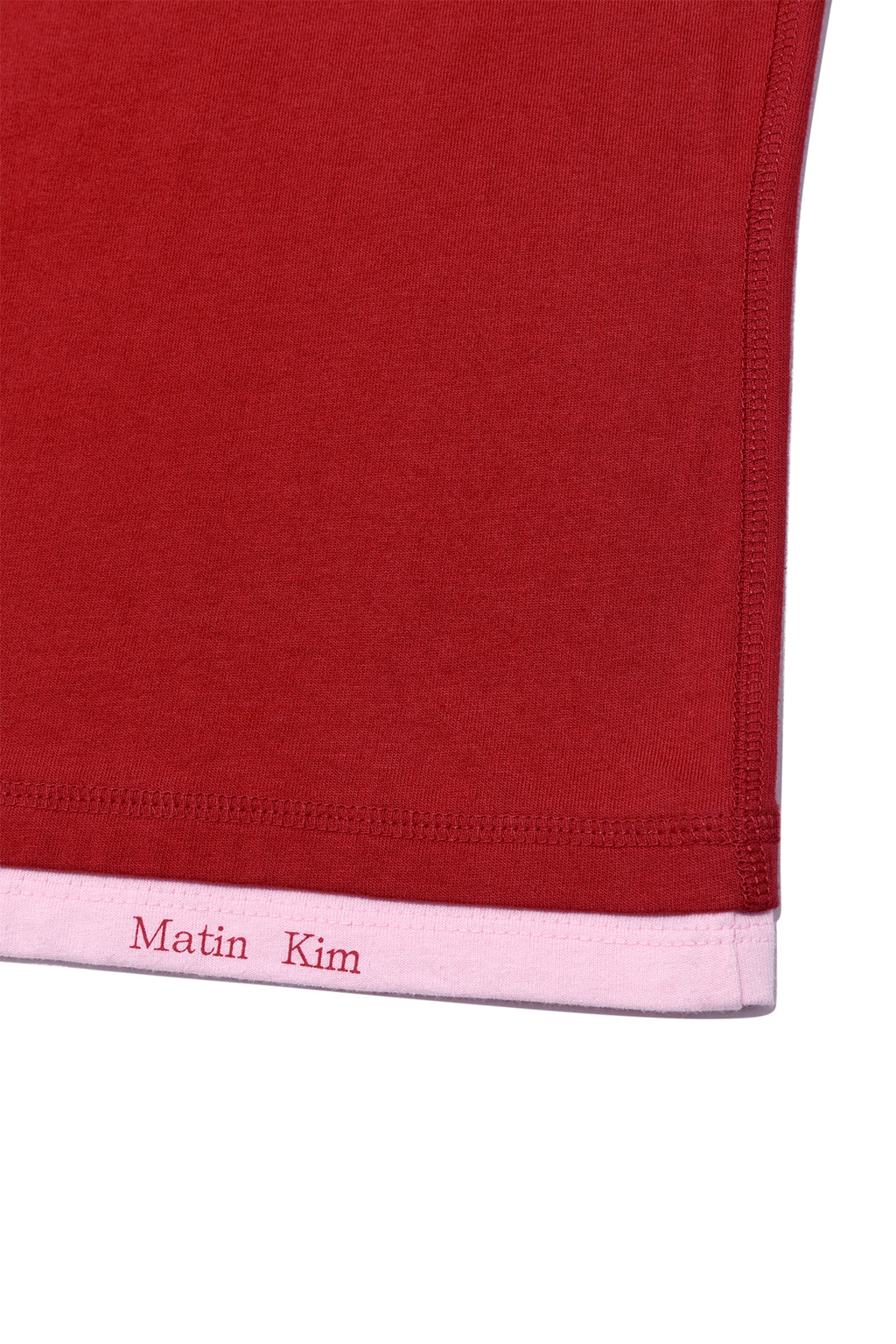 Matin Kim - Color Point Layered Top (Red) product image 4 | TRAB K-Fashion Australia