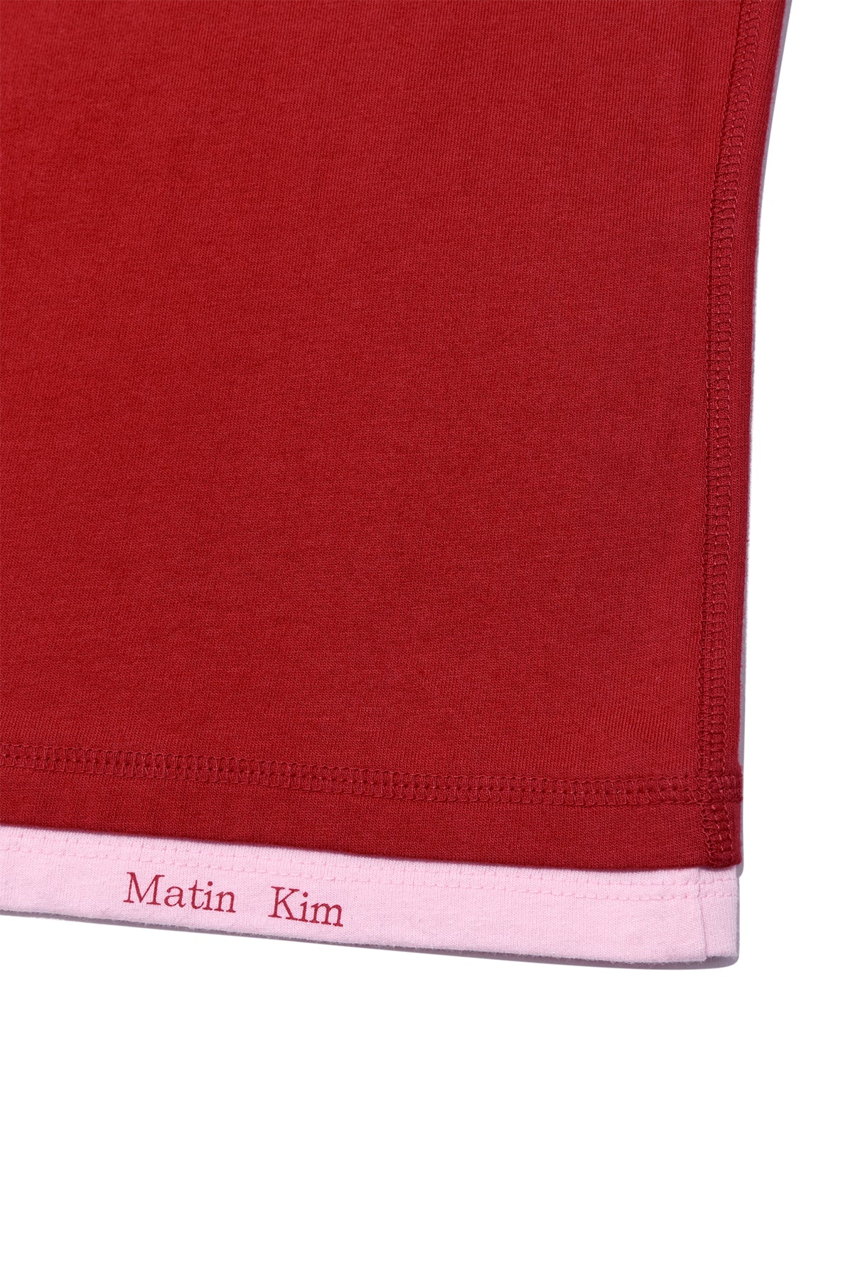 Matin Kim - Color Point Layered Top (Red) product image 4 | TRAB K-Fashion Australia