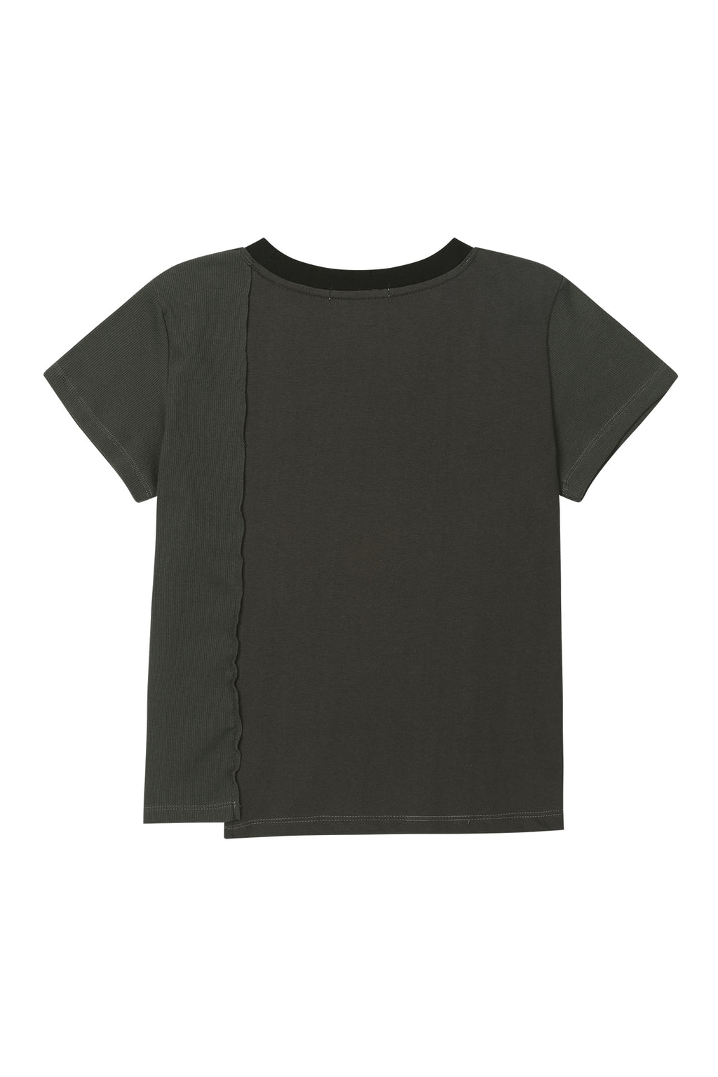 Deinet - Contrast T-Shirt (Charcoal) product image 2 | TRAB K-Fashion Australia