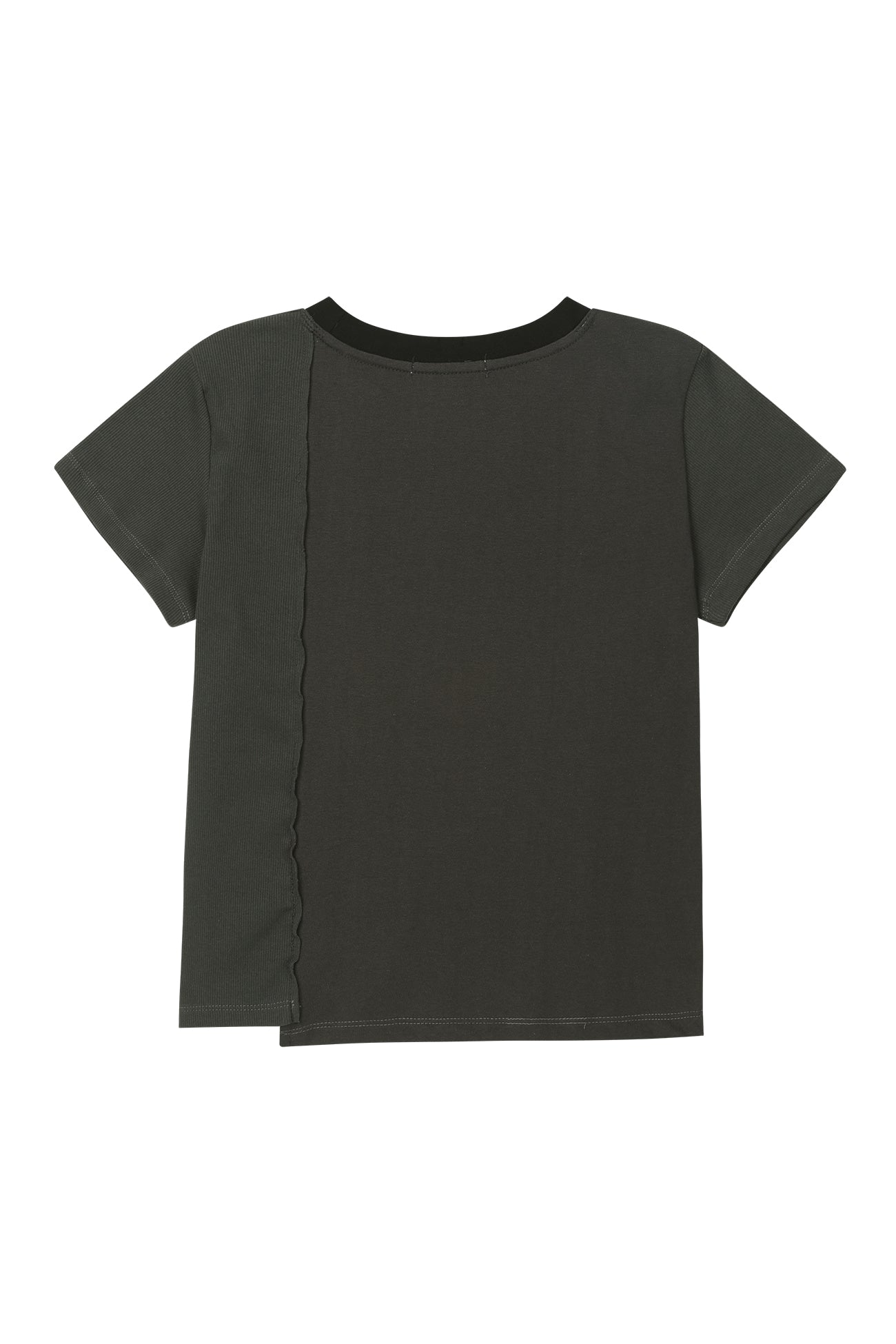 Deinet - Contrast T-Shirt (Charcoal) product image 2 | TRAB K-Fashion Australia