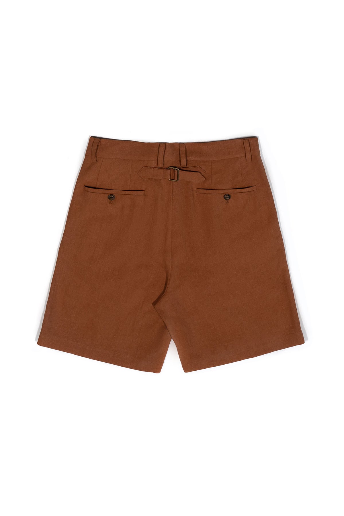Ioedle - Clover Embroidered Button Shorts (Brown) product image 3 | TRAB K-Fashion Australia