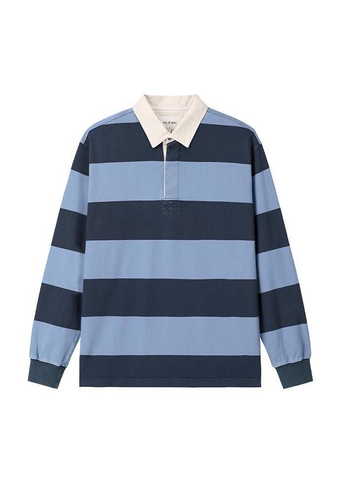 Art if acts - Garment Washed Rugby Tee (Sky Blue) product image 7 | TRAB K-Fashion Australia