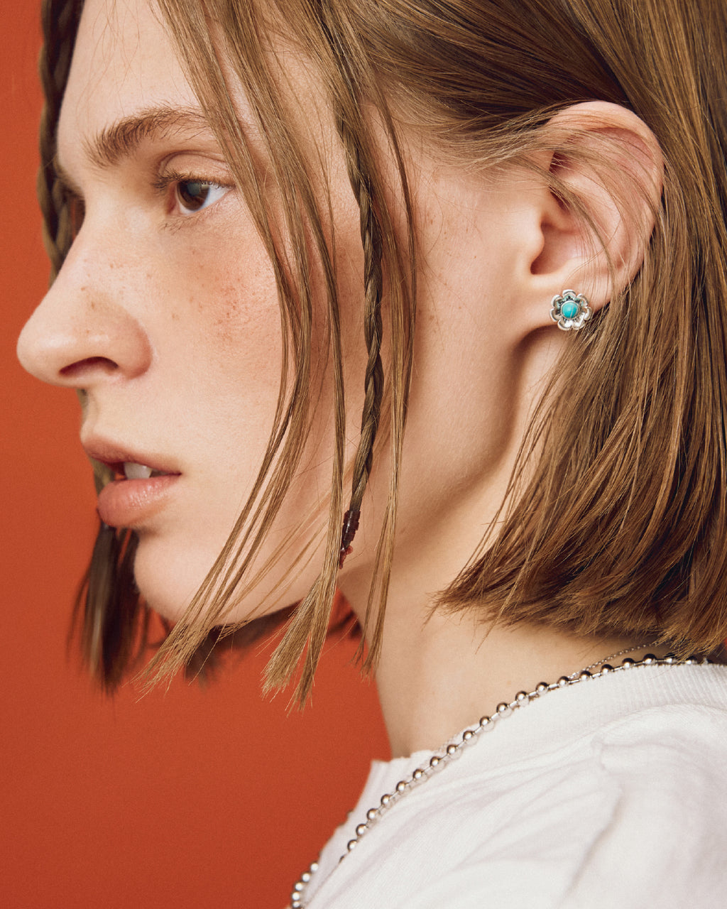 Numbering - Western Flower Earrings #8271 product image 2 | TRAB K-Fashion Australia