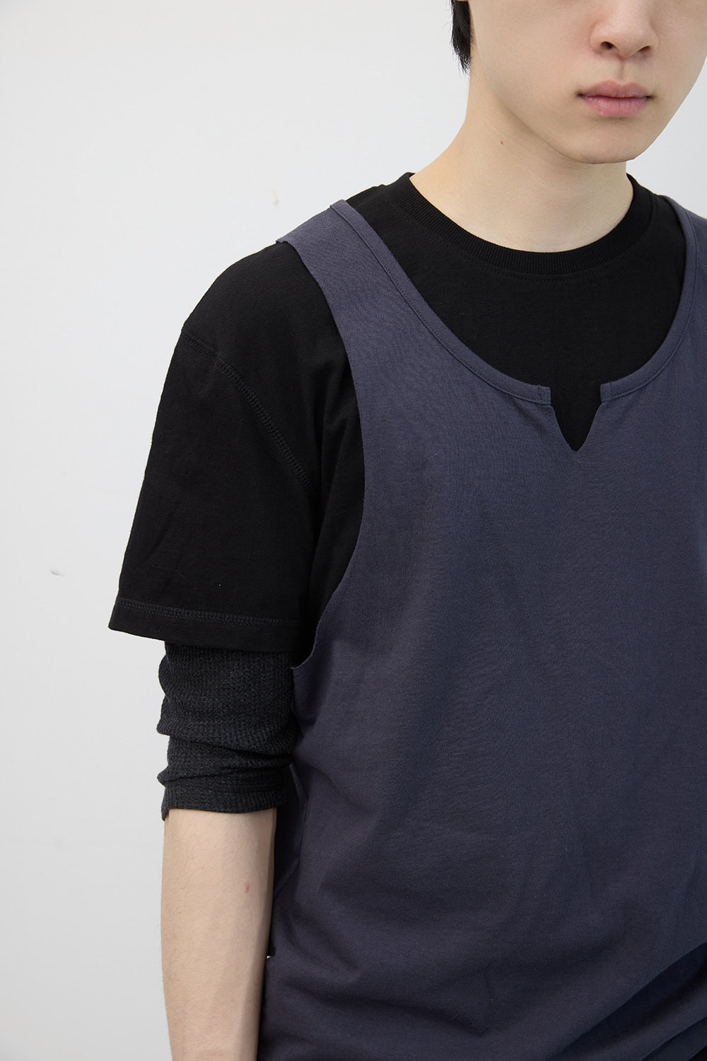 Hatchingroom - Triple Layered Tee (Blue Charcoal) product image 12 | TRAB K-Fashion Australia