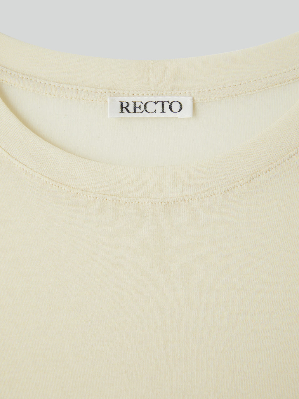 Recto - Loose Fit Sheer T-Shirt (Light Yellow) product image 6 | TRAB K-Fashion Australia