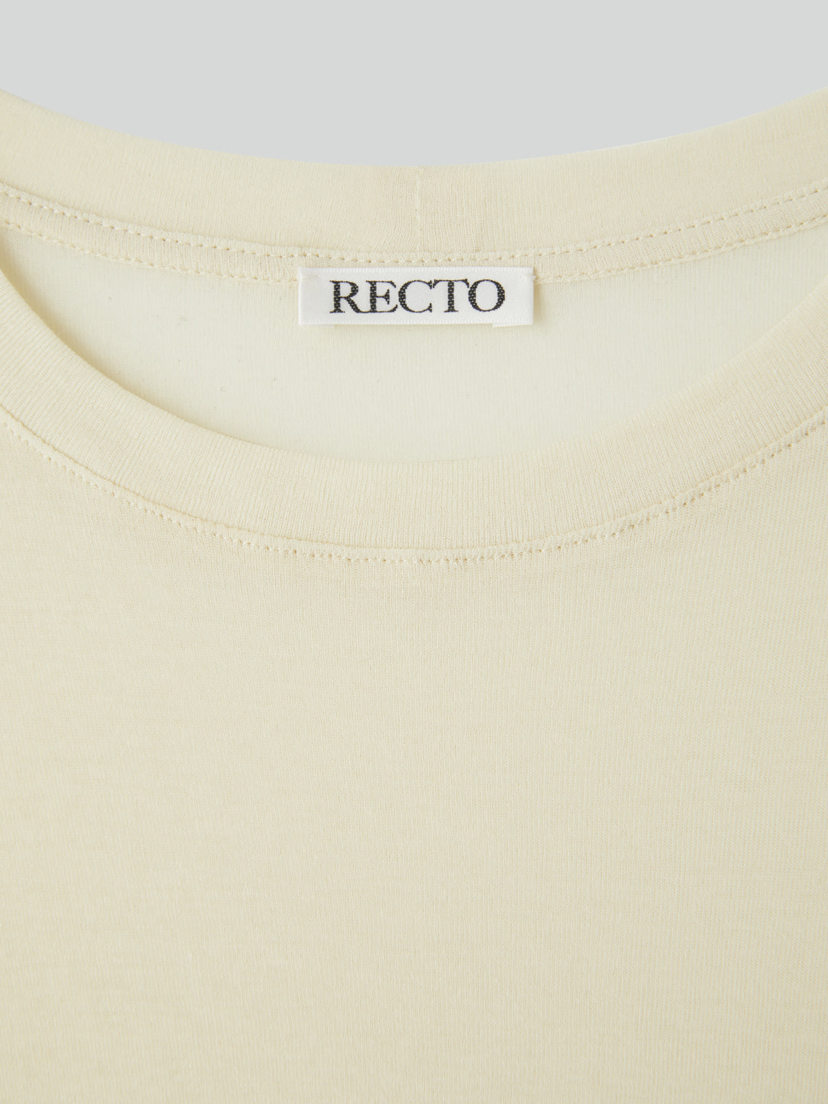 Recto - Loose Fit Sheer T-Shirt (Light Yellow) product image 6 | TRAB K-Fashion Australia