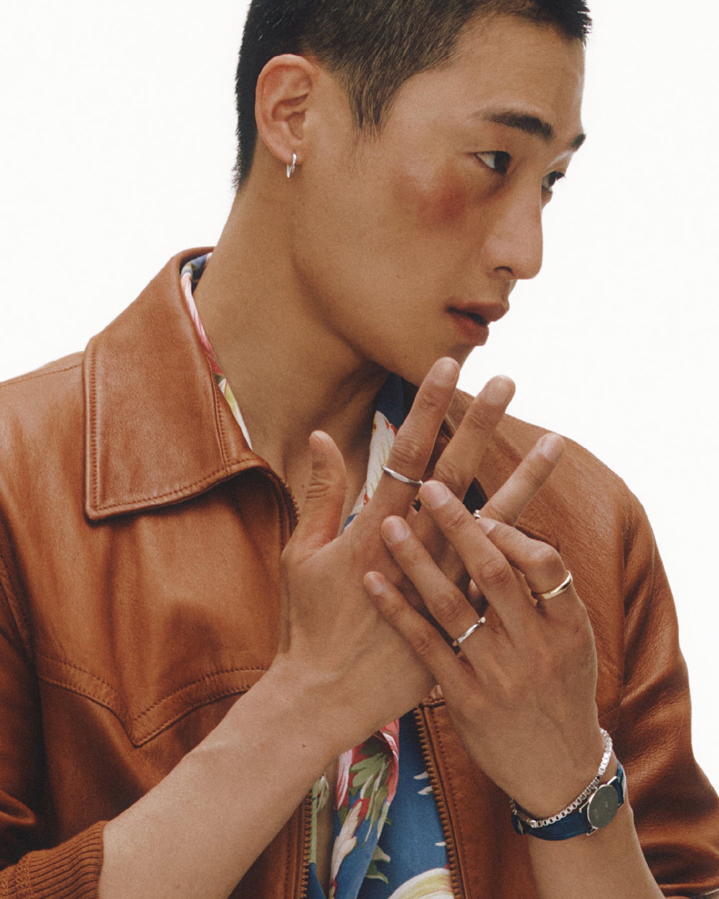 Numbering - 3 Sided Signet Ring (S) #7404 product image 4 | TRAB K-Fashion Australia