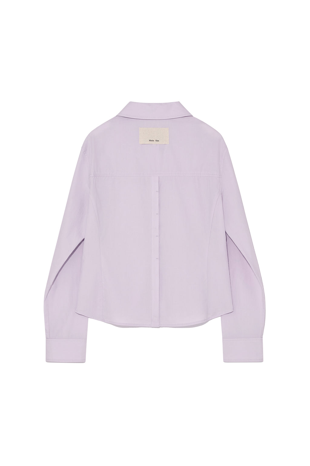 Matin Kim - Back Button Point Shirt (Lilac) product image 2 | TRAB K-Fashion Australia
