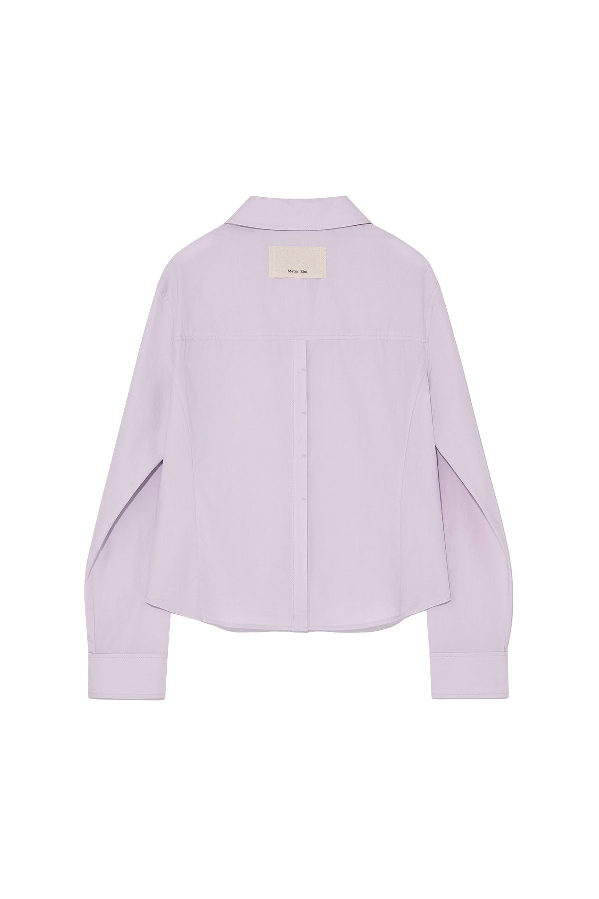 Matin Kim - Back Button Point Shirt (Lilac) product image 2 | TRAB K-Fashion Australia